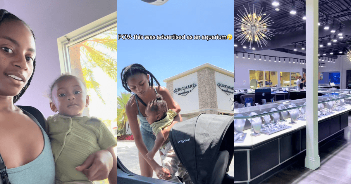 A Mom Took Her Child To What She Thought Was An Aquarium, But It Ended Up Being A Jewelry Store