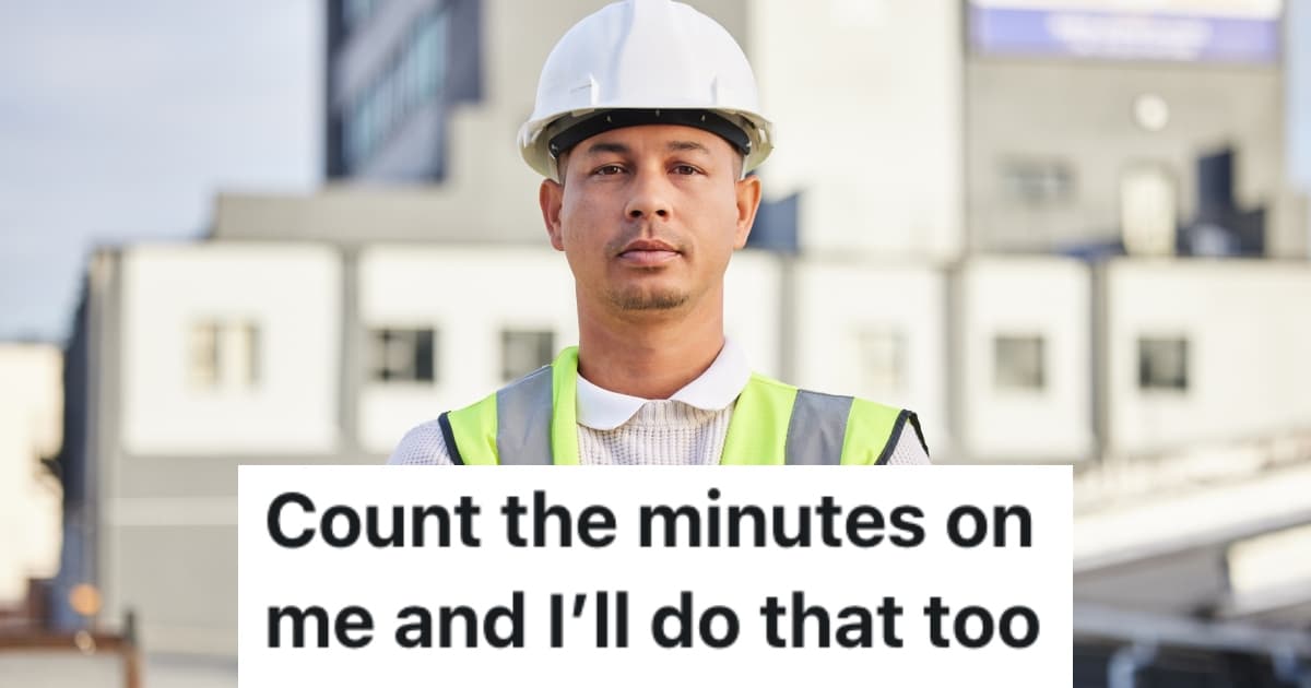 A Contractor Wasn’t Paid Double-Time Because They Came Up Just Short Of The Time Limit, So They Stretched Out Jobs From Then On To Get Paid More