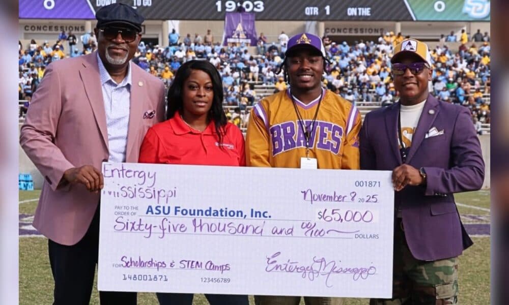 Entergy donates $65,000 to Alcorn for health physics program and STEM camps