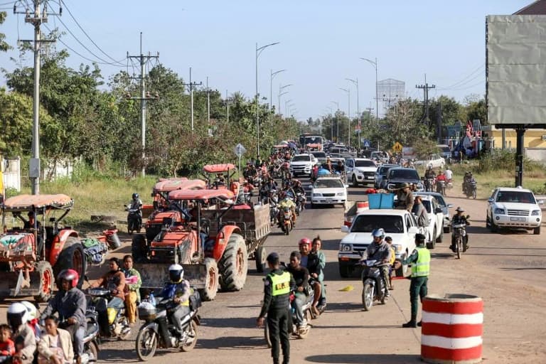 Cambodia and Thailand clash at border as civilian toll rises