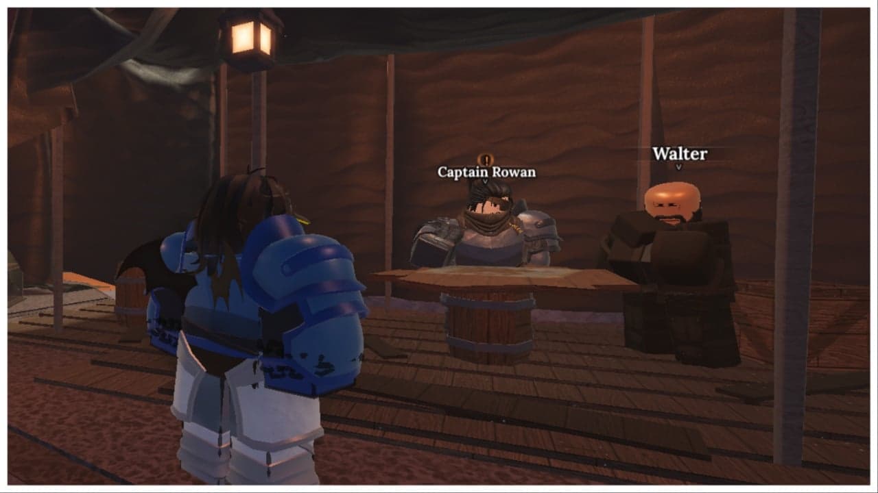 Where Is Captain Rowan in The Forge