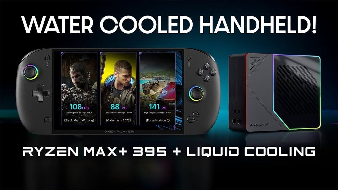 Water Cooled ONEXFLY APEX : The Wild Future of Handheld Gaming