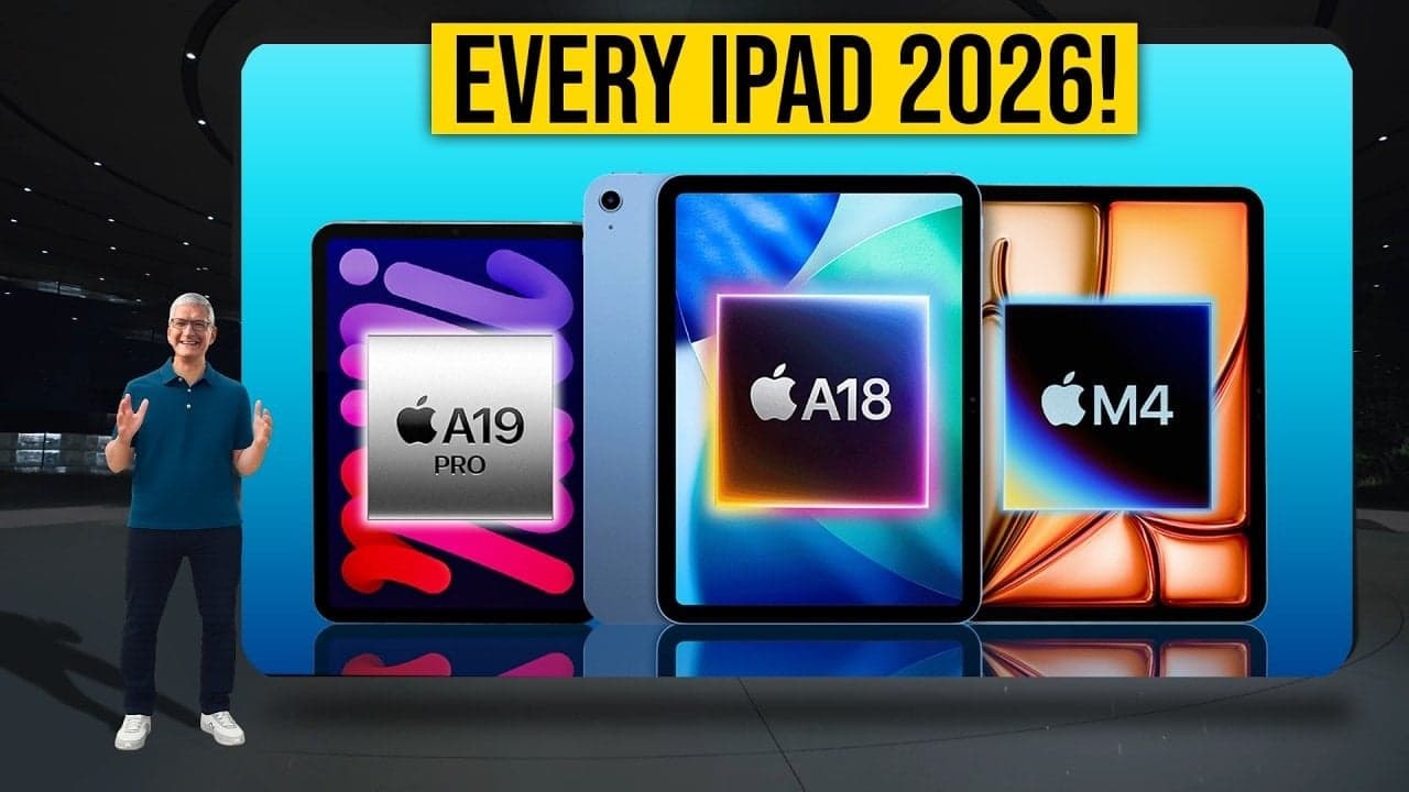 Finally! Apple’s 2026 iPad Roadmap: OLED Everywhere?
