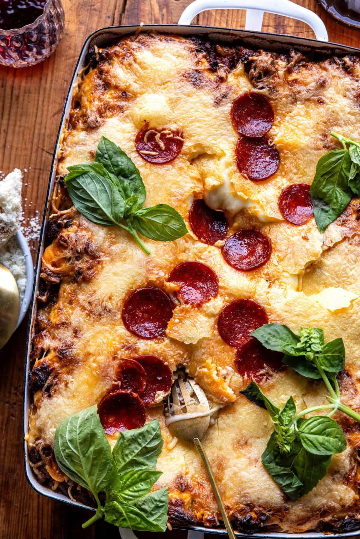 Million Dollar Baked Spaghetti.