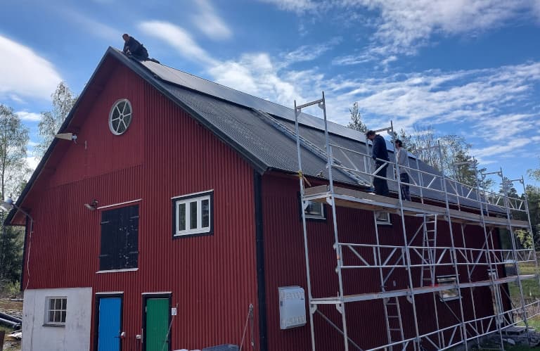 Will there be solar panels after the dust has settled?