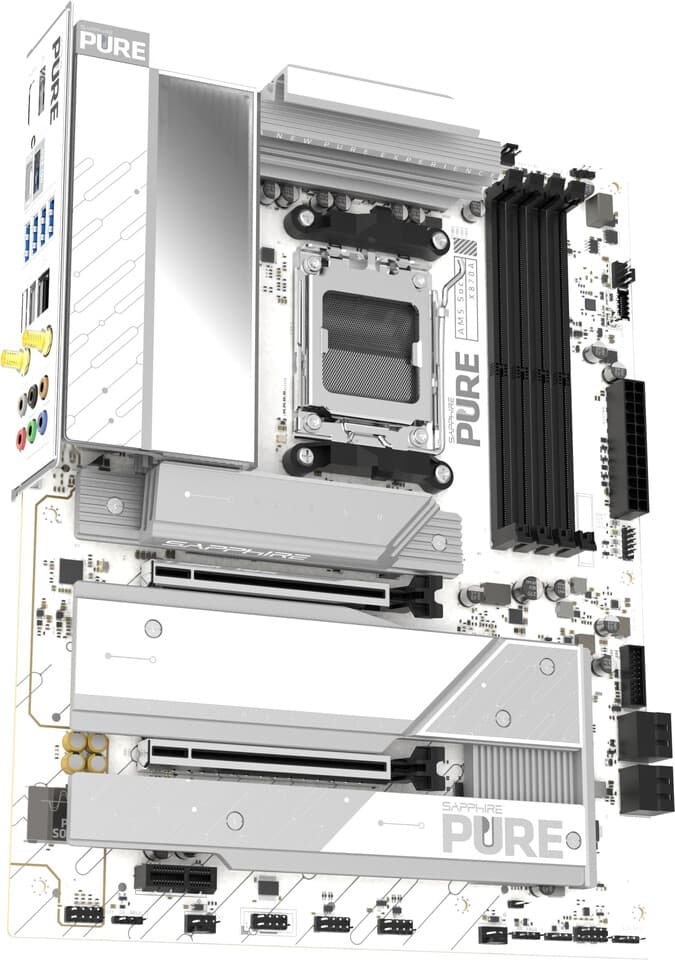 Sapphire PURE X870A Motherboard Promo Images Leaked Online