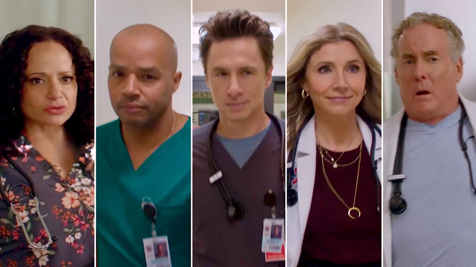 Scrubs Teaser: J.D., Turk, Elliot, Carla, And Cox Return To Sacred Heart In First Revival Footage