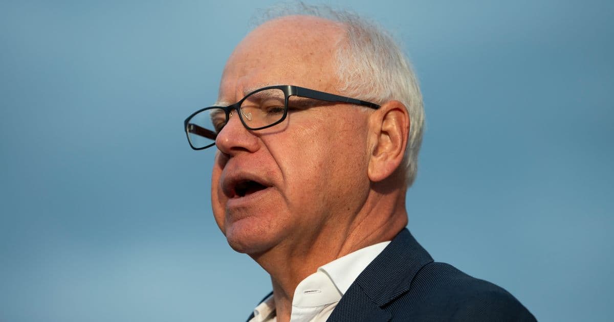 Tim Walz Whines to Reporters That People Are Calling Him the 'R-Word' - And It's Trump's Fault