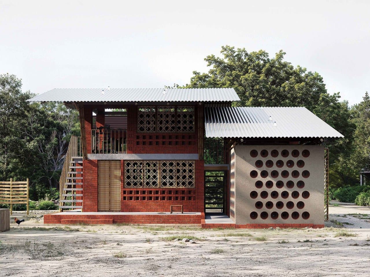 This $2,500 Home Uses Clay Pots to Beat the Heat